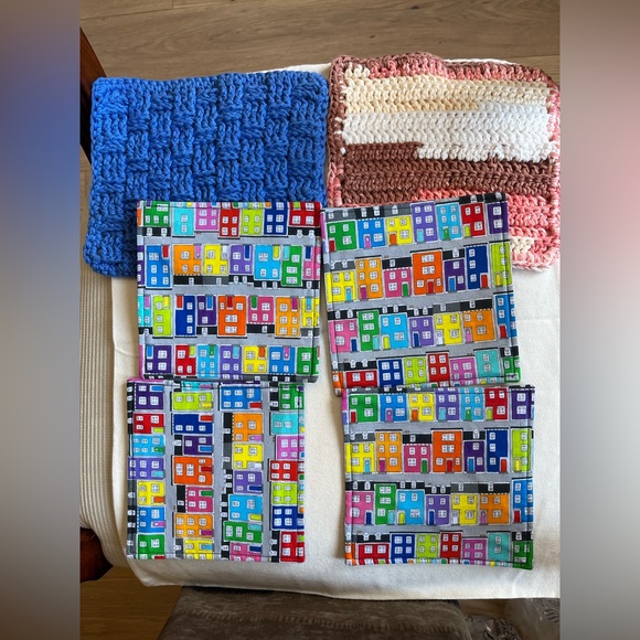 Handmade Coaster 6PCs Set - Picture 1 of 10